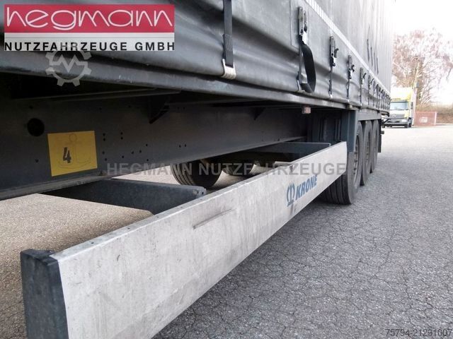 Auflieger mit Pritsche & Plane KRONE SDP 27, , Scheibe, 324.267 km, LASI Code XL, SAF