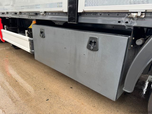 Auflieger mit Pritsche & Plane Tirsan TIRSAN *  * BORDWÄNDE * HUBDACH*TOP ZUSTAND