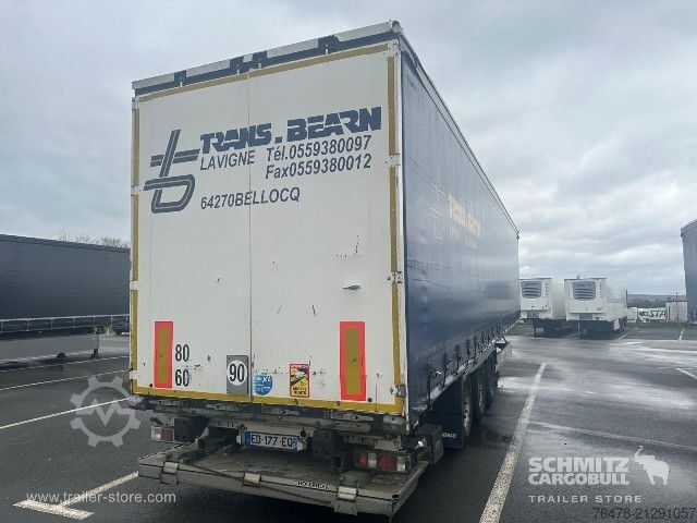 Auflieger mit Pritsche & Plane Krone Curtainsider Standard Taillift