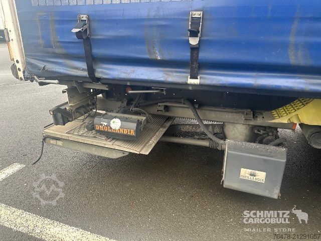 Auflieger mit Pritsche & Plane Krone Curtainsider Standard Taillift
