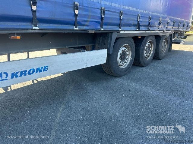 Open semitrailer with tarp Krone Curtainsider Standard Taillift