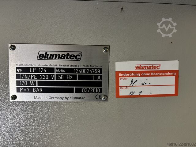 Corner crimping machine elumatec EP 124