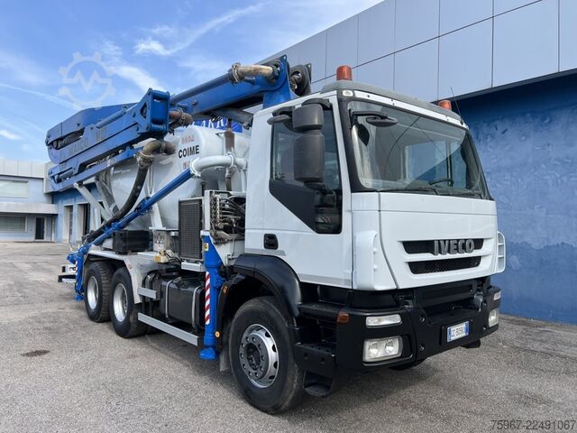 Concrete pump truck Iveco Trakker 410