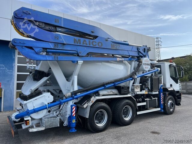 Concrete pump truck Iveco Trakker 410