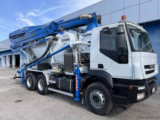 Concrete pump truck Iveco Trakker 410