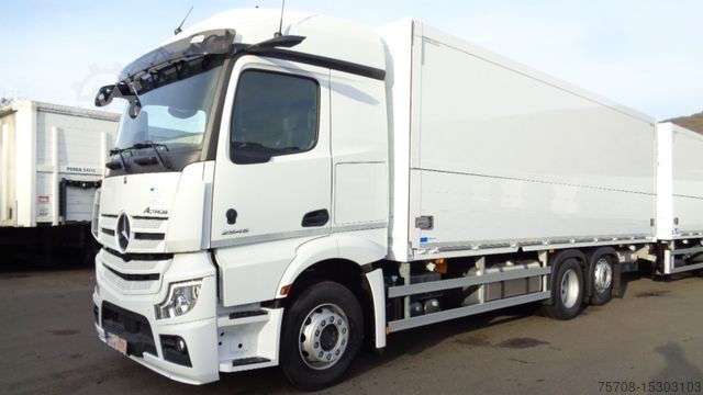 LKW mit Getränkeaufbau MERCEDES-BENZ 2548 Actros*7,7 m Schwenkwand*NLA*LBW*kpl. Zug