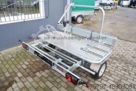 Motorcycle trailer DEBON ROADSTER CAMP 750kg 80x200cm
