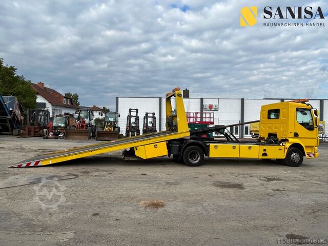 Tow truck DAF LF 45/Schiebeplateau/Hubbrille/Seilwinde