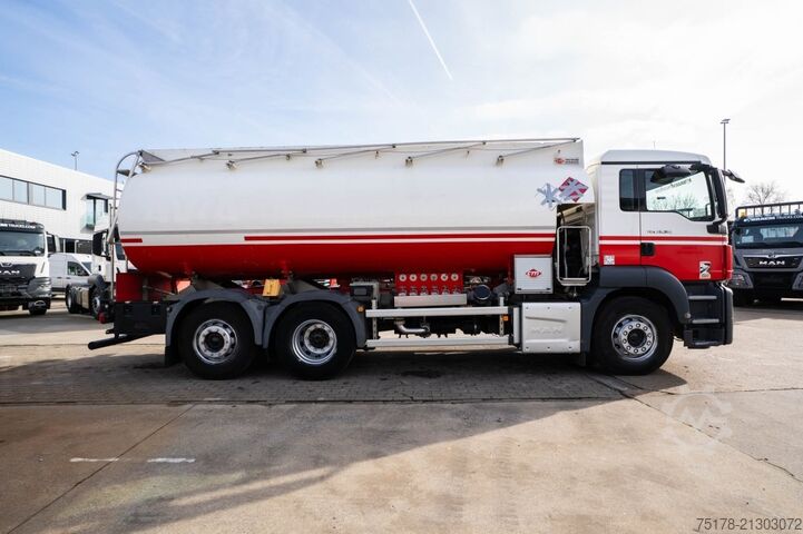 Fuel tanker MAN TGS 26.360 + ALU 19.000L+6COMP