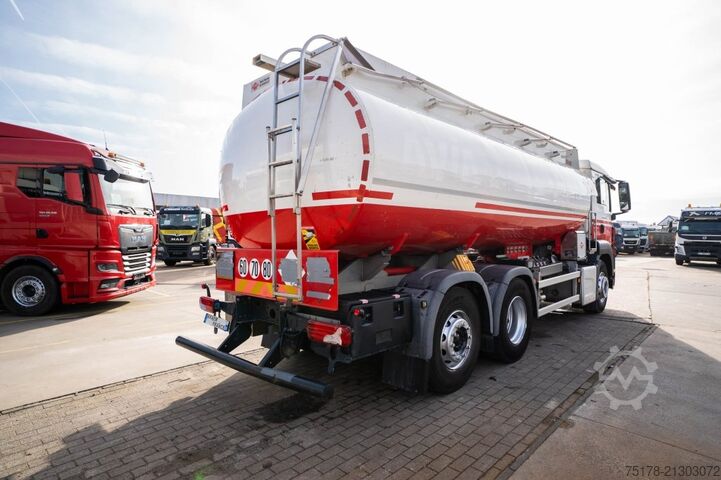 Fuel tanker MAN TGS 26.360 + ALU 19.000L+6COMP