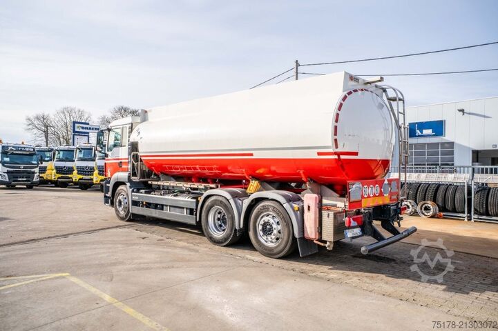 Fuel tanker MAN TGS 26.360 + ALU 19.000L+6COMP