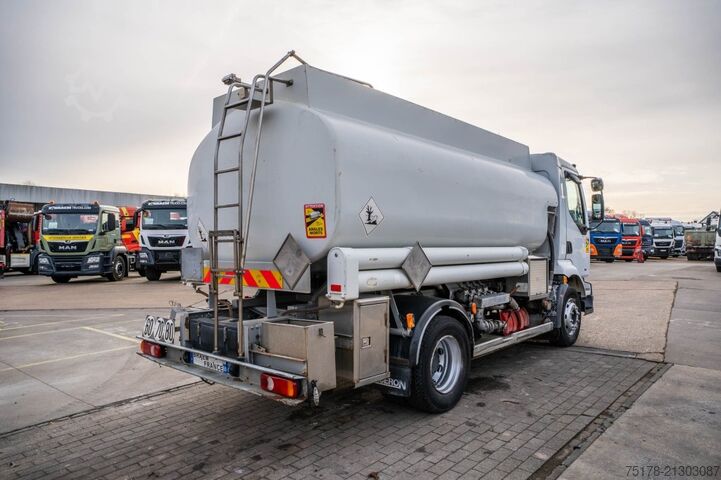 Tanklaster RENAULT MIDLUM 220 +ALU 9.500L+4 COMP