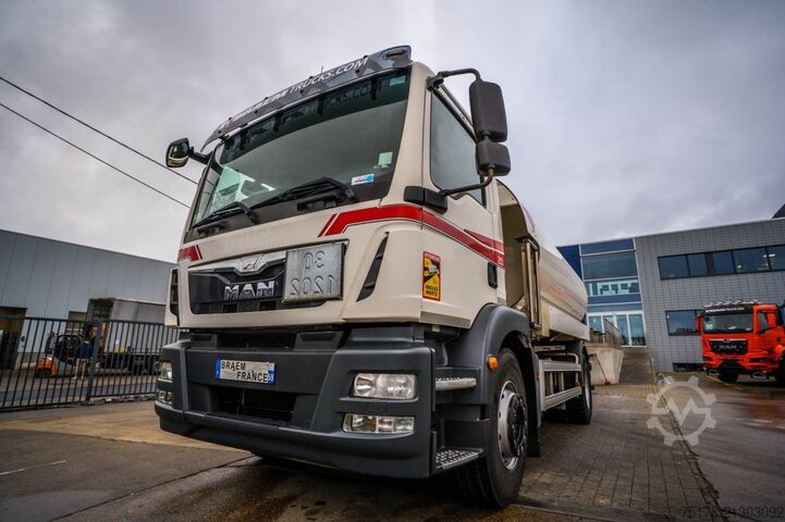 Fuel tanker MAN TGM 18.290 BL+ALU 13.000L/5COMP