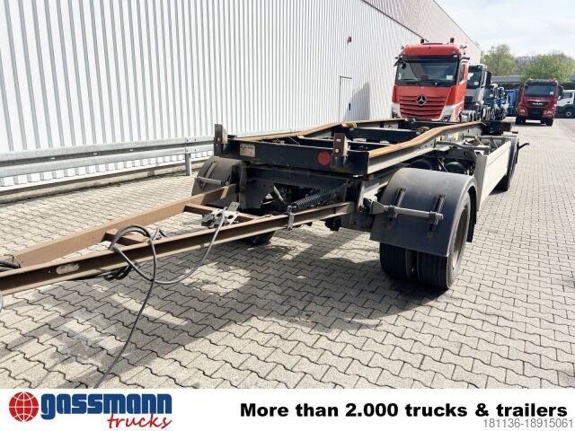 Roll off trailer Hüffermann HSA 18.70 L Schlittenabroller