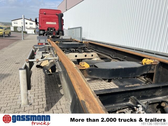 Roll off trailer Hüffermann HSA 18.70 L Schlittenabroller