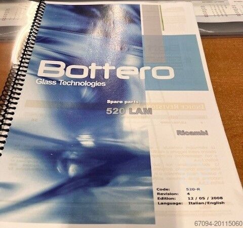 Glass cutting table Bottero 520LAMe 37 - 100BLC-J