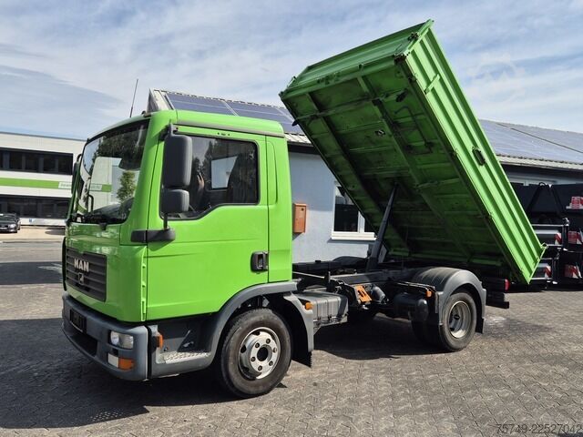 Sonderausbau-Transporter man TGL 8.210 Meiller Kipper 2x AHK