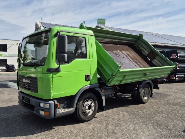 Sonderausbau-Transporter man TGL 8.210 Meiller Kipper 2x AHK