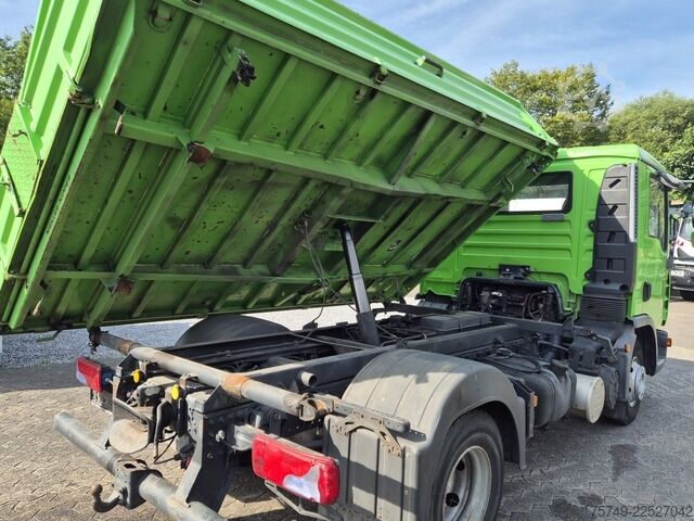 Sonderausbau-Transporter man TGL 8.210 Meiller Kipper 2x AHK