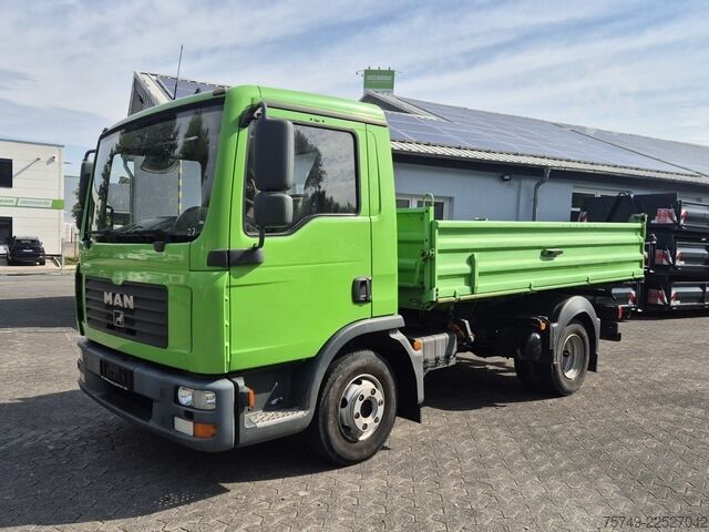 Sonderausbau-Transporter man TGL 8.210 Meiller Kipper 2x AHK