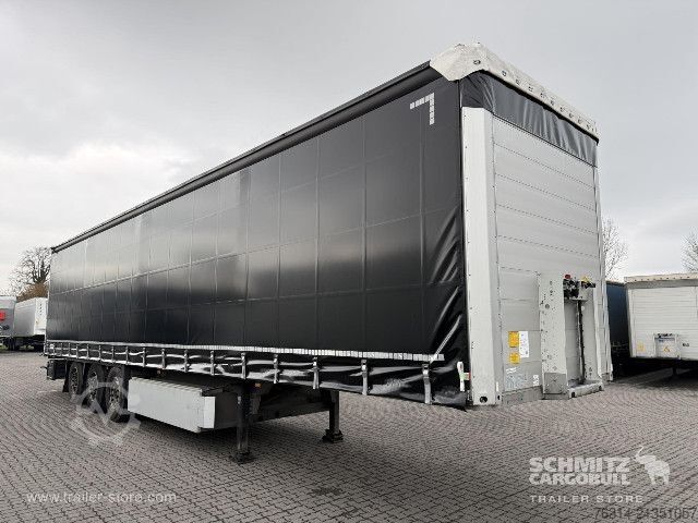 Open semitrailer with tarp Schmitz Cargobull Curtainsider Coil Getränke