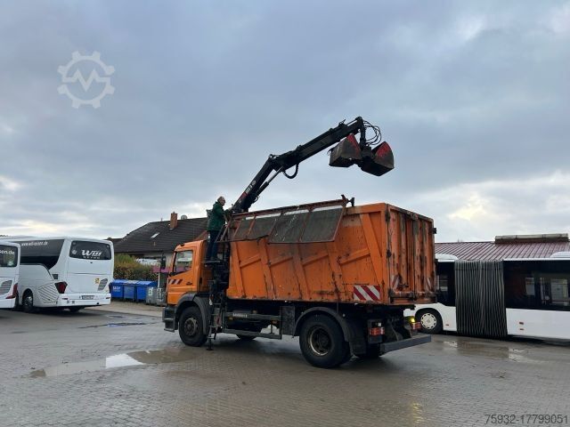 Kipper LKW MERCEDES-BENZ ATEGO 1823 Hinterkipper KRAN 1. Hand