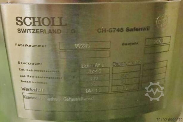 FRYMA KORUMA HOMOGENIZING MIXER Fryma VME-12/C