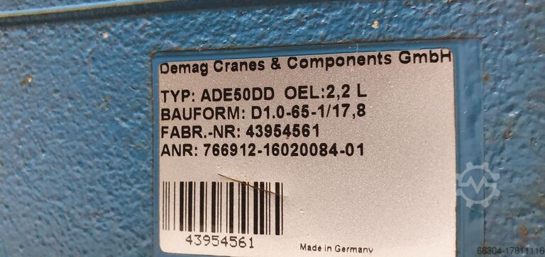 DEMAG gearboxes / crane gearboxes DEMAG AFM04 / AF05 / AFM06 / AME40 / ADE50