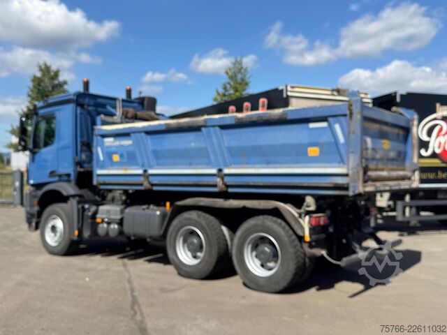 Three-sided tipper truck MERCEDES-BENZ AROCS 2648  / RETARDER / BORDMATIC / ANBAUPLATTE