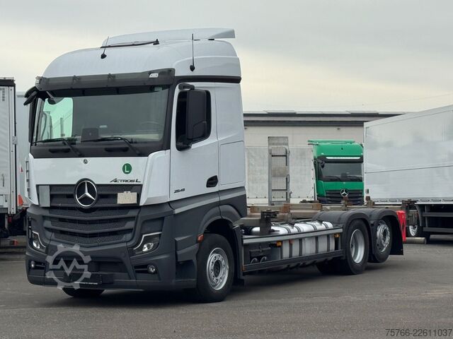 Wechselfahrgestell LKW MERCEDES-BENZ ACTROS 2545 L / STANDKLIMA / MULTIWECHSLER