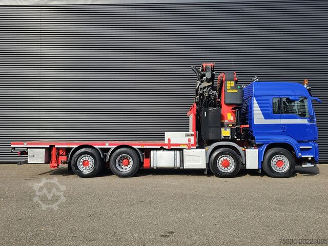 Loading platform MAN TGS 35.500 8x4-6 / PALFINGER 92 t/m CRANE +JIB