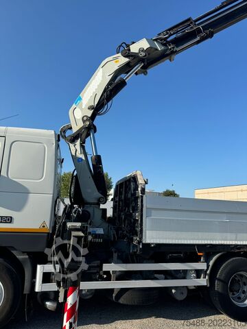 Truck-mounted crane Volvo FH 12- 420 CASSONE+GRU PM 37 BIANCO 6X2