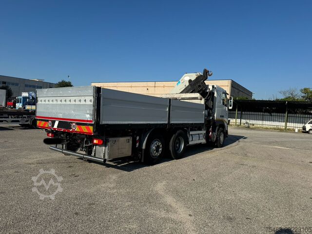 Truck-mounted crane Volvo FH 12- 420 CASSONE+GRU PM 37 BIANCO 6X2