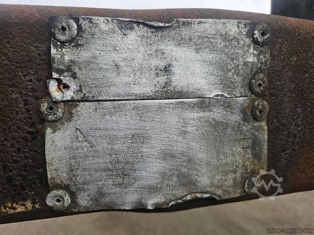 Transport von Containern VAN HOOL 40 FOOT  CONTAINER CHASSIS / 20 FOOT/ STEEL SUS...