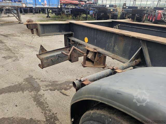 Container transport VAN HOOL 40 FOOT  CONTAINER CHASSIS / 20 FOOT/ STEEL SUS...