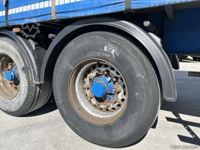 Schiebeplanen Groenewegen DRO-14-27 / Curtainside Trailer / BPW Drum / AP...