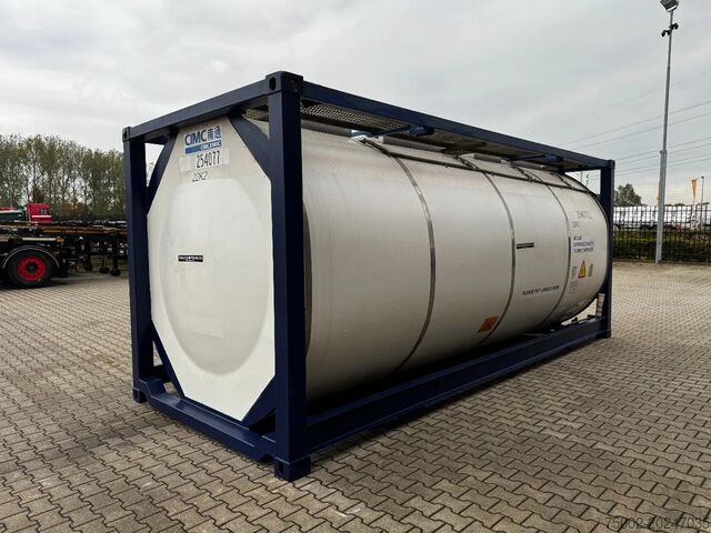 Tank container CIMC 20FT ISO, 25.090L / 1-COMP / 3 BAFFELS / T12 / ...