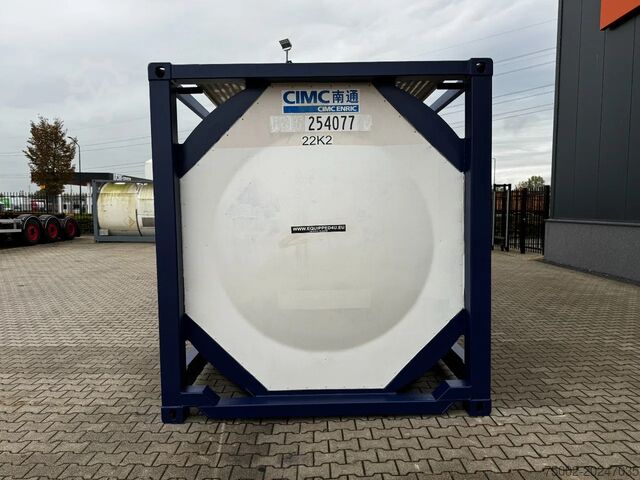 Tank container CIMC 20FT ISO, 25.090L / 1-COMP / 3 BAFFELS / T12 / ...