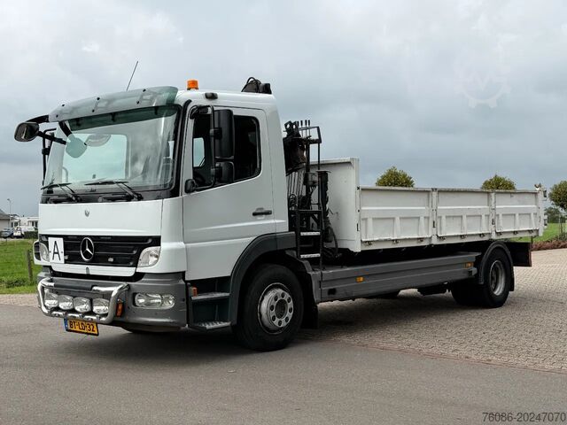 Tipper with crane Mercedes-Benz Atego 1218 KRAAN/KIPPER!!MANUELL!!