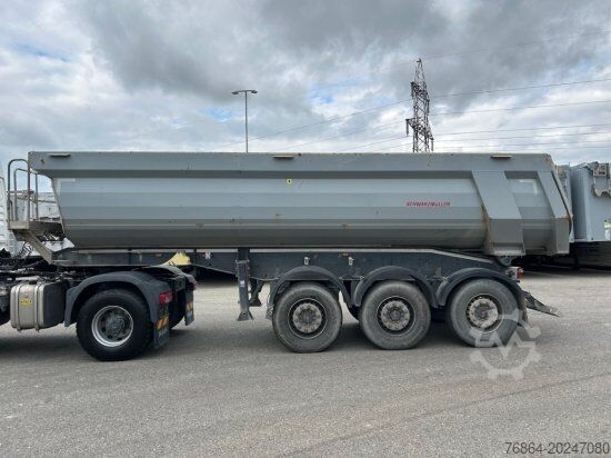 Tipper semitrailer SCHWARZMüLLER KIPPMULDE 25M³, SAF, ROLLPLANE, PODEST, HYVA