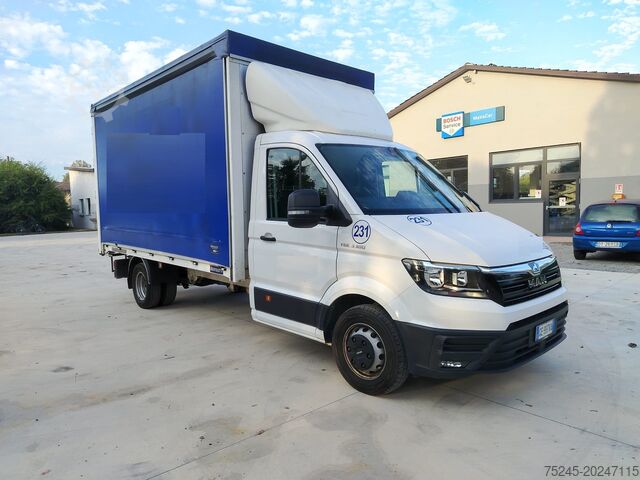 Curtain-sided van MAN TGE 3.180 2.0 CENTINA CON TELO