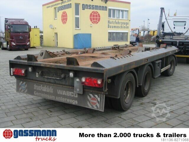 Hooklift trailer SKELMSK ASM PA24, 2x Anh. f. Absetzcontainer