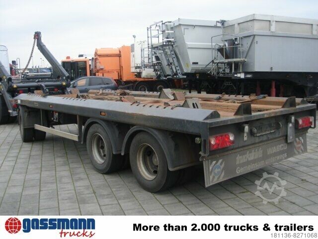 Hooklift trailer  SKELMSK ASM PA24, 2x Anh. f. Absetzcontainer