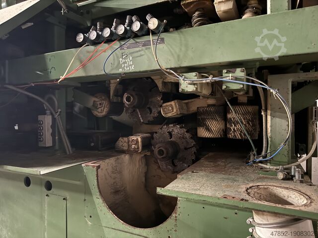 Double-shaft circular saw cross-cut saw Grimme Kreuzholzsäge DW-V2-H2-200/200