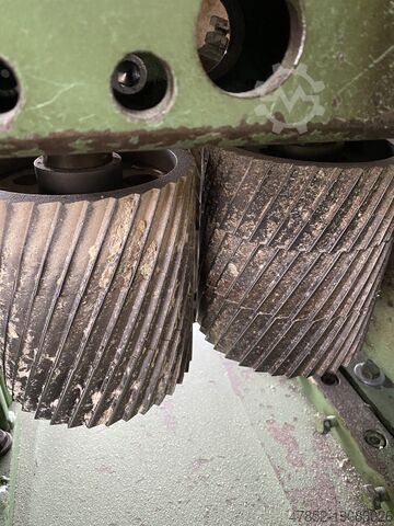 Double-shaft circular saw cross-cut saw Grimme Kreuzholzsäge DW-V2-H2-200/200