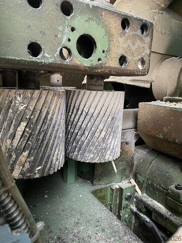 Double-shaft circular saw cross-cut saw Grimme Kreuzholzsäge DW-V2-H2-200/200