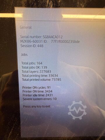 3D Printer HP Multijetfusion 580