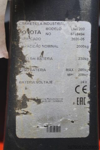 Pallet truck BT LWE 200