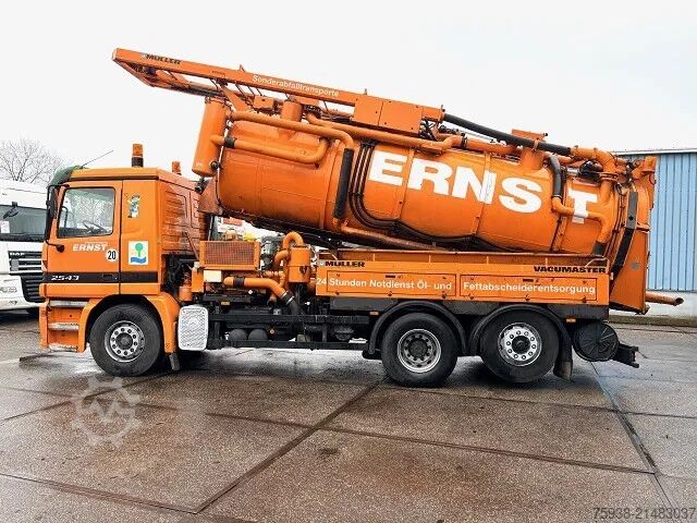 Suction vehicle Mercedes-Benz Actros 2543 L 6x2 WITH 15,5 M3 MULLER F155EGH V...