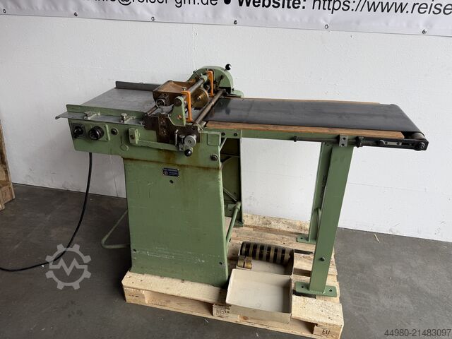 Gluing machine with grooving unit Karl Tränklein 